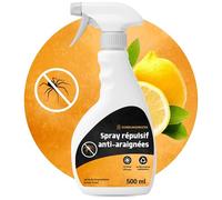 Spray Répulsif Araignées - 500 ml - Protection avec Eucalyptus & Extrait de Chrysanthème - Spray Anti-Araignées - Répulsif contre les araignées - Éloigne les araignées - Fabriqué en Allemagne