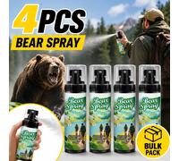 Spray Répulsif Portable Anti-Ours pour Extérieur, Dissuasion Animale, Protection Camping Randonnée, Huile Essentielle de Poivre, Répulsif pour Chiens, Outil de Sécurité 2pcs