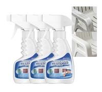 Spray restaurateur protecteur pour meubles d'extérieur, restaurateur de couleurs d'extérieur pour surfaces en vinyle, bois, plastique et métal, restaure les surfaces fanées et altérées (3PCS)