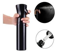 Spray vide Pulvérisateur de brume fine Bouteille de pulvérisation d'eau Continu Vaporisateur Bouteille, noir,1 pièce,300ml