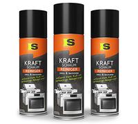 Spraytive Lot de 3 nettoyants en mousse puissante de 500 ml - Nettoyant | Élimine la graisse brûlée et la suie sans chauffer : nettoyant pour grille de barbecue, spray de four et dégraissant pour la