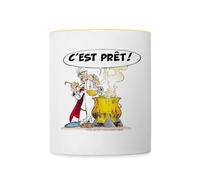 Spreadshirt Astérix & Obélix Panoramix Prépare Potion Magique Mug Bicolore