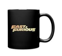 Spreadshirt Fast and Furious Classique Logo Mug Tasse, taille unique, noir