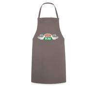 Spreadshirt Friends Central Perk Marchandise Tablier Cuisine, taille unique, gris