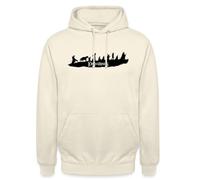 Spreadshirt Le Seigneur des Anneaux La Communeaute De l'anneau Sweat À Capuche Unisexe, L, Vanille
