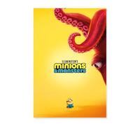 Spreadshirt Les Minions Affiche Du Film Minions Et Monstres Poster 40x60 cm, taille unique, blanc