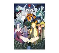 Spreadshirt Naruto Shippuden Personnages Anime Manga Poster 60x90 cm