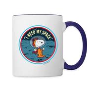 Spreadshirt Peanuts Snoopy I Need My Space Mug Bicolore