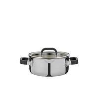 Spring 0315500616 Fusion Marmite avec couvercle en acier inoxydable 2 + 16 cm 1,4 l