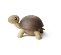 Spring Copenhagen Décoration tortue Speedy 4 cm Chêne-cendre