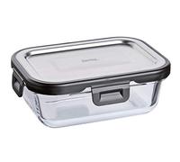 Spring Fusion2+ Boîte repas rectangulaire 15 x 11 cm 370 ml Verre Inox