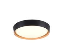 Spring Plafonnier LED rond Emilia - Noir
