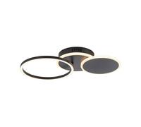 Spring Plafonnier LED rond - Noir
