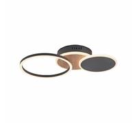Spring plafonnier LED Sevent - bois clair