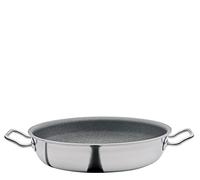 Spring Vulcano Intense Pro Poêle de service, taille XL, bord haut 7 cm, diamètre 28 cm, revêtement anti-adhésif avec cristaux de roche suisses, anti-rayures, pour ustensiles de cuisine en métal, pour