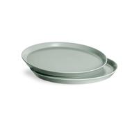 Springlane Sweet Scandi Lot de 2 assiettes en céramique Blanc Ø 27 cm Passe au lave-vaisselle et au micro-ondes (Menthe Assiettes, 2 pièces)