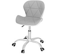 SPRINGOS Chaise de bureau ergonomique rembourrée, hauteur réglable, avec roulettes, pivotante, jusqu'à 120 kg, matelassée