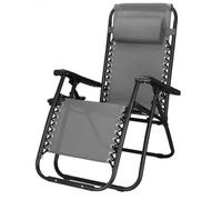 Springos® Chaise Longue De Jardin Pliable Avec Appuie-Tête Et Table D’Appoint - Fauteuil Relaxation Inclinable 'zero Gravity Multicolore