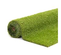 SPRINGOS Gazon artificiel, 5 x 1 m, 20 mm, tapis de jardin, résistant aux UV, avec trous de drainage, gazon artificiel, extérieur, pour balcon, terrasse, patio, animaux domestiques