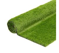 SPRINGOS Gazon artificiel, 5 x 2 m, 32 mm, tapis de jardin, résistant aux UV, avec trous de drainage, gazon artificiel épais, extérieur, pour balcon, terrasse, patio, aire de jeux, animaux domestiques