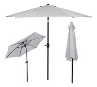 SPRINGOS Parasol de jardin Parasol avec fonction de basculement Système de manivelle Protection solaire Terrasse Jardin Largeur 250 cm