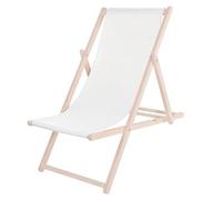 Springos® Transat De Jardin Chaise Longue Pliante En Bois De Plage 120 Kg Multicolore