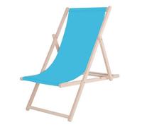 Springos® Transat De Jardin Chaise Longue Pliante En Bois De Plage 120 Kg Multicolore