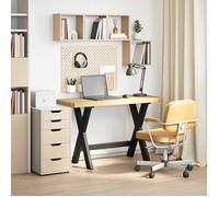 SpringSale*BUREAU de travail minimaliste,Table d'écriture à domicile""UNIQUE""Brun - NOAIN pieds en forme dex120x50x75 cm bois massif