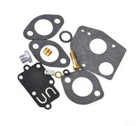 Springwillfly Kit de composants de carburateur pour tondeuse à gazon avec joint d'étanchéité à membrane et jet de carburant pour types de carburateur 494624 495606