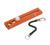 Springwillfly Niveau extensible multifonction avec échelle de mesure linéaire et bulle à double axe pour un soutien complet de la disposition