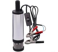 Springwillfly Pompe submersible portable 12 V pour transfert de carburant et eau avec haut débit 12 L min et alliage d'aluminium en acier inoxydable (C)