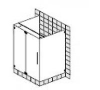 SPRINZ Achat R Plus porte battante de cabine en U sur mesure ou porte avec panneau latéral, dimensions jusqu'à : 1000x1000x2000mm, AR11.2SO, Cabines de douche: Equipement : surface spéciale, type de v