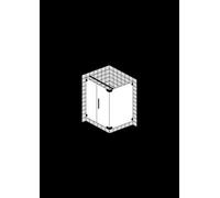 SPRINZ agate R Plus Porte battante de douche d'angle sur mesure ou porte avec panneau latéral, dimensions jusqu'à : 1000x1200x2000mm, AR15.2SOM, Cabines de douche: Ferrures : surface spéciale, type de