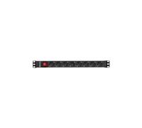 SPS 8F PDU SCH/SCH - Unité de distribution secteur (rack-montable) - CA 100/250 V - entrée : Type C - connecteurs de sortie : 8 (8 x Type C) - 1U -