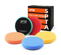 SPTA Polissage Pad, 5 Pièces 76mm / 3 Pouces Éponge de Polissage Kit de Polissage pour Voiture Polisseur Tampon Pad/pour RO/DA Double Action polisseuse Polissage -FPTFS3