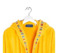 spugnissima - Peignoir avec Capuche Yupi Junior 100% Coton Couleur Unie 4-6 Ans Jaune