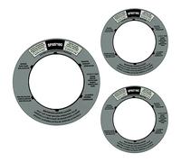 SPX0710G Lot de 3 étiquettes autocollantes pour remplacement de valve multiport Hayward - Compatible avec les valves de filtre à sable Hayward Pro et Vl SPX710 Series - Compatible avec les pompes de