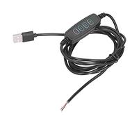 SPYMINNPOO Guirlande lumineuse LED à intensité variable pour lampe 5 V Cordon d'alimentation durable pour lampe de bureau USB Accessoires de commande de bande lumineuse Éclairage végétal Intérieur