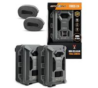 SPYPOINT FORCE-24 Lot de 2 caméras de Chasse Non cellulaires, vidéo 2K, Photos 24 MP, LED à Faible luminosité, caméra de Jeu à Vision Nocturne, détection de Mouvement de 21,3 m, caméra de Trail