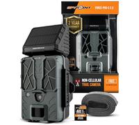 Spypoint Force-Pro-S 2.0 Caméra de Surveillance extérieure Solaire, Non cellulaire, 48MP, vidéo 4K/2K/1080p, Panneau Solaire intégré, 0,2s de déclenchement, portée 33 m, Batterie Interne