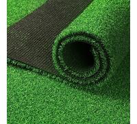 SQMGFA Gazon Artificiel 4 x 4 m, Gazon Artificiel, pelouse synthétique, Tapis de Gazon Artificiel Naturel et réaliste pour Jardin, terrasse, Paysage, Balcon, Hauteur des Poils 2,5 cm