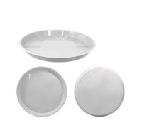 SQQCREATO Coupelle Pot De Fleur Soucoupe Ronde en Plastique for Pot de Plante, 3 pièces, 14/18/22/26/30cm