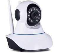 SQUADO - Caméra IP deux antennes caméra HD 720P sans fil motorisé wifi réseau internet