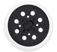Squamify Disque abrasif de 125 mm avec 8 trous et système auto-agrippant pour Bosch PEX 300 AE et PEX 400 AE Blanc