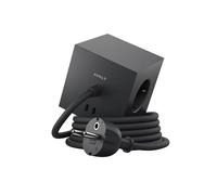 Avolt Multiprise Square 1 - 3 prises + 2 ports USB-C 30W - 1,8 m - Stockholm Noir