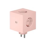 AVOLT Multiprise Square 2 Murale avec 2 Ports USB-C 30W - Rose