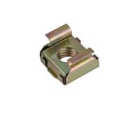 Square Hole Cage Nuts ， Écrou de cage à cartes carré élastique flottant M4-M12 5 pièces chacun multicolore(Coloured zinc,M4-5pcs)