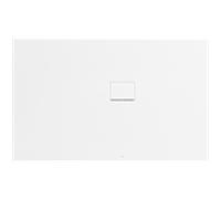 Squaro Infinity de douche UDQ1610SQI2RVRW 160 x Villeroy und Boch x 4 cm, blanc pierre, installation en angle contre le mur