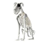 Squelette de Chien d'Halloween Halloween Décoration Crâne Chiot Assis