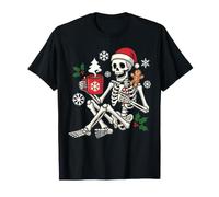 Squelette de Noël au Chocolat Chaud Amusant pour Hommes, Femmes, Enfants T-Shirt